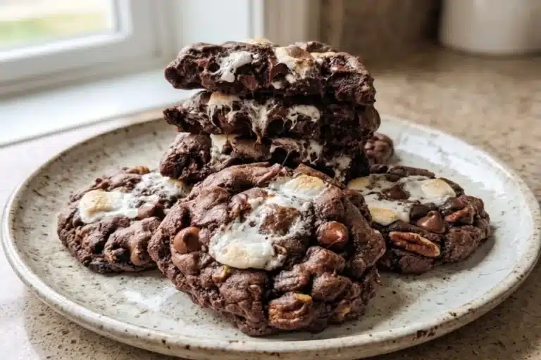 Levain Bakery Rocky Road Cookies (Thick & Fudgy)