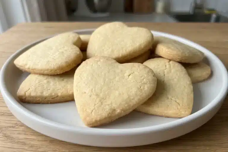 3-Ingredient Butter Cookies (Soft & Melt-in-Your-Mouth)