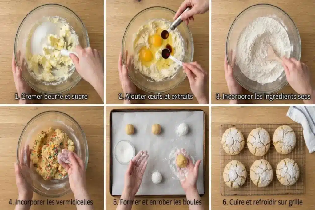 Funfetti Crinkle Cookies (Soft, Chewy & Colorful) image 1200x800 1792925354709