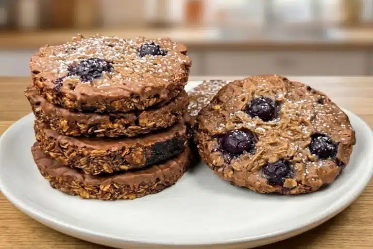 Blueberry Banana Oatmeal Cookies (Soft & Chewy)