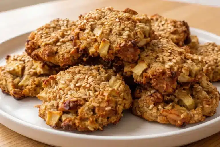Apple Oatmeal Cookies (Flourless & Naturally Sweetened)