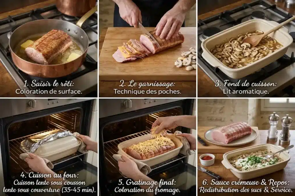 Rôti québécois façon Orloff (jambon, fromage et sauce crémeuse) image 1200x800 1793128215105