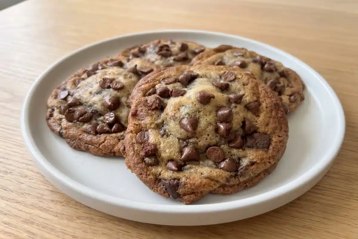 Bakery-Style Chocolate Chip Cookies – Thick, Soft & Chewy