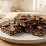 No-Bake Chocolate Almond Oat Bars (Naturally Sweet & Crunchy) image 1200x800 1793451030071