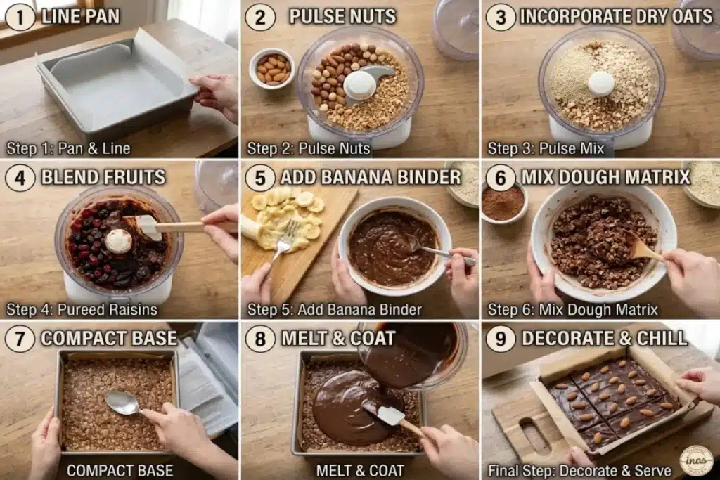 No-Bake Chocolate Almond Oat Bars (Naturally Sweet & Crunchy) image 1200x800 1793451338797